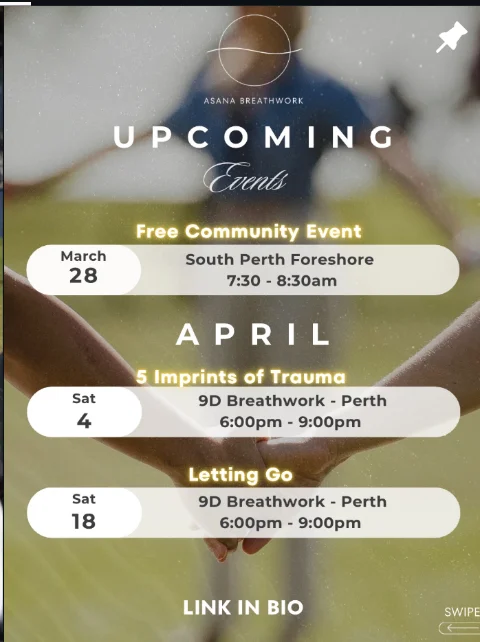 Upcoming events